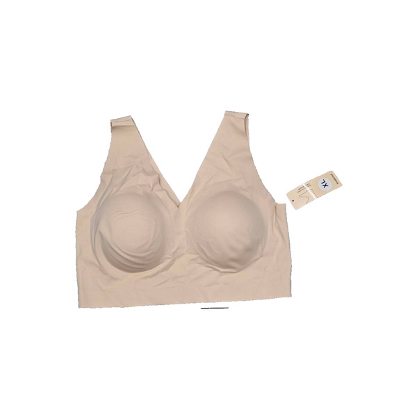TRUEKIND Supportive Comfort Wireless Shaping Bra Beige XL A004002 - Picture 2 of 6